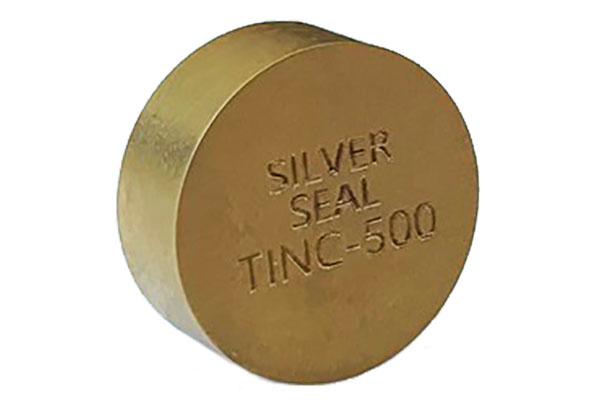 Tin Coated Carbide Insert For Aluminum, 1/2" Diameter, 1/8" Thickness