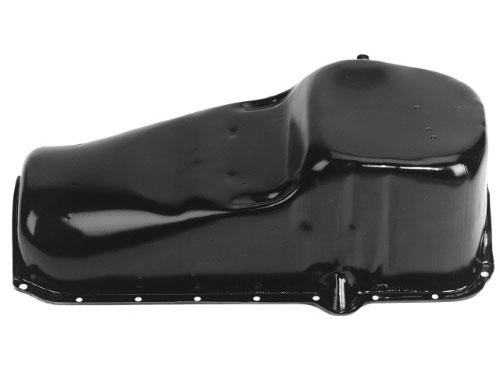 Small Block Chevy 1980-85 Oil Pan (Black) 2 Pc Rear Seal