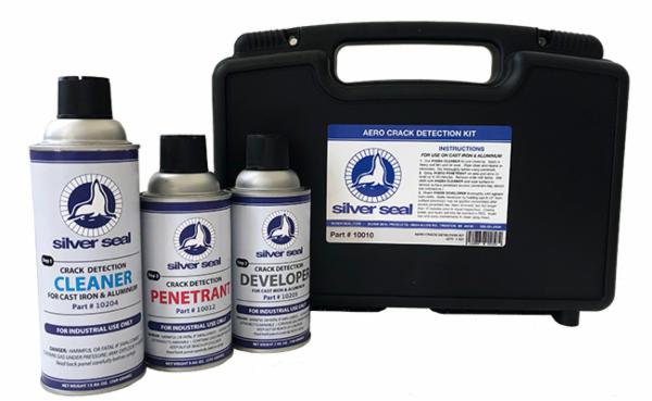 Aero Crack Detection Kit, Includes Penetrant, Cleaner, And Developer