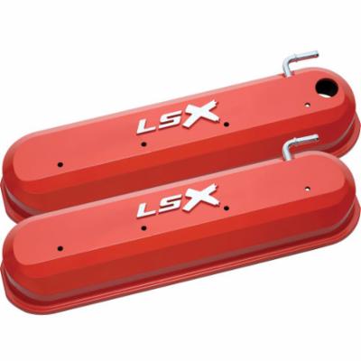 LSX Orange Raised LSX Emblem Valve Cover Set