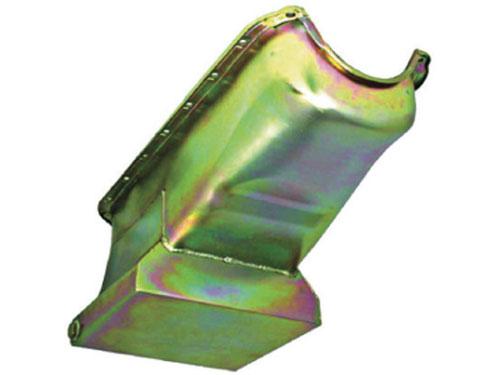 SB Chevy Weekend Drag Racer Oil Pan 1955-79 283-350, Zinc Plated
