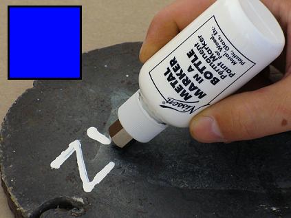 Standard Metal Paint Marker, Blue 2 oz. 