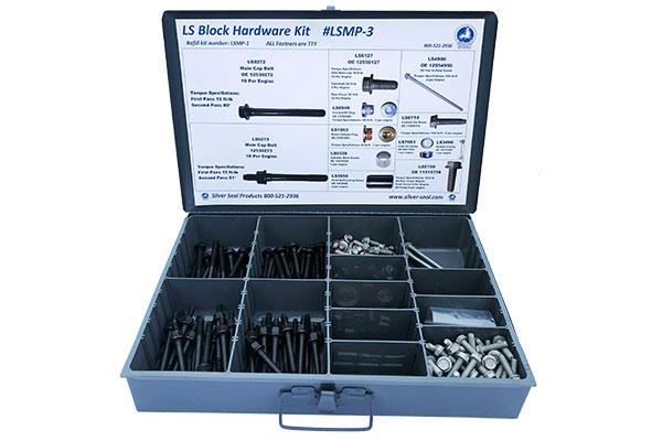 LS Rebuild Block Hardware Kit (3 Engine Kit) Metal Case Included!