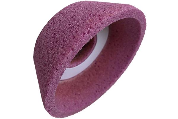 Flywheel Grinding Wheel, 4"/3" x 1-1/2", For Steel/Ductile Iron (Pink)