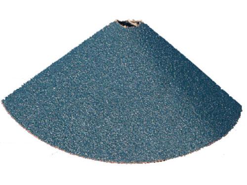 5" 60 Grit Abrasive Chamfering cone Premium Long Lasting Blue Zirconia