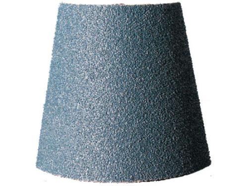 82 °:  Abrasive Chamfering Cone 60 Grit Premium Blue Zirconia  - Made in the USA