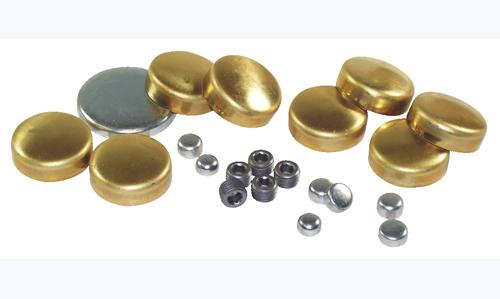 Ford Brass Freeze Plug Kit 8 Cyl 330/332/352/360/361/390/406/427/428