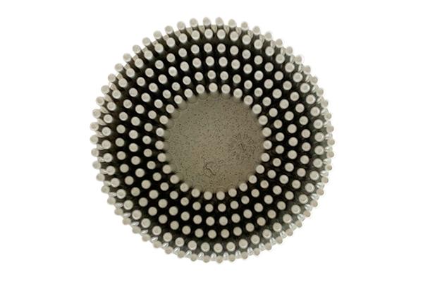 Roloc® Bristle Disco For Aluminum, White, 2'' Diameter, Fine 120 Grit