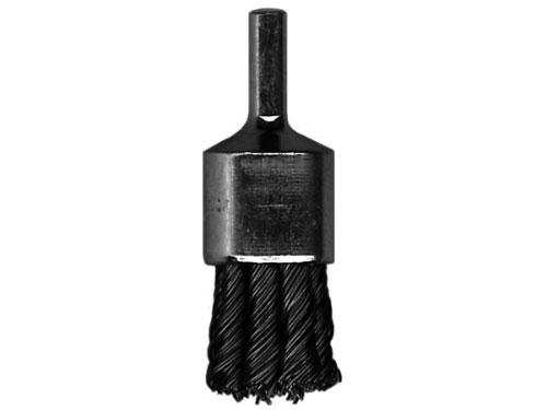 Knotted Wire End Brush For Cast Iron, 3/4" Length, Extreme Duty, .020" Wire Size