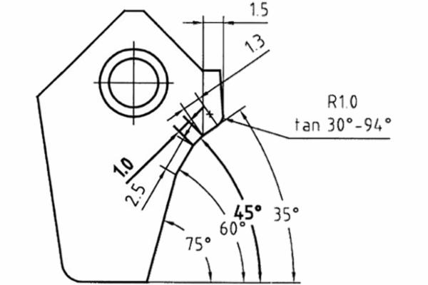 High Performance Carbide Seat Cutter Blade, 45° Seat Angle