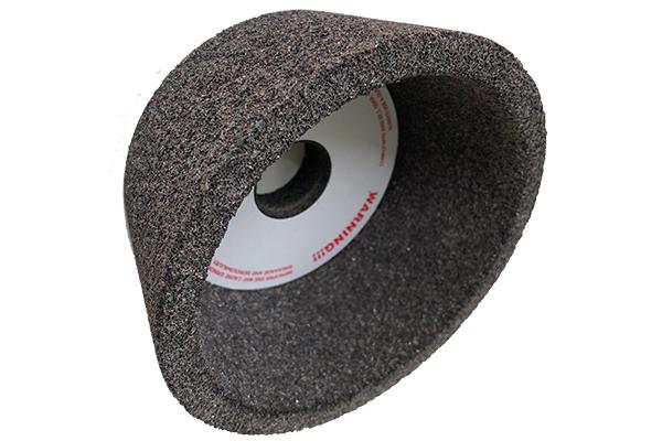 Flywheel Grinding Wheel, 6"/4-1/2" x 2-5/8", For Cast Iron / G.P. (Black Speckled, Long Life)