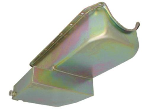 SB Chevy Std. Circle Track Oil Pan Zinc Plated, 55-79