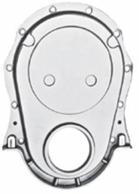BB Chevy Aluminum Timing Cover Chrome, For 396-454 BB Chevy