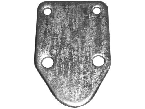 Fuel Pump Block-Off Plate (For SB Chevy, No Center Hole)