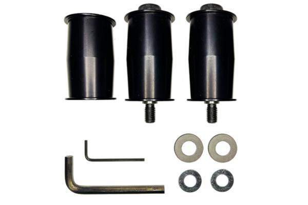 Flanged Rollers for Electric Crankshaft Polishers 1", Set of 3