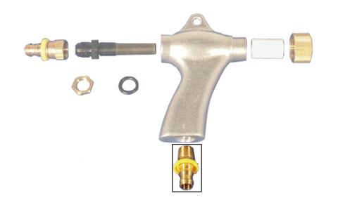Replacement Brass Fitting For Large Glass Bead Gun
