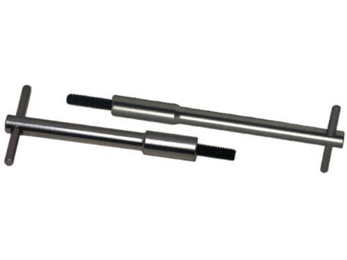 Chrome Steel T-Bar Wing Nut 4"L, 1/4"-20 x 1-3/8" Thread