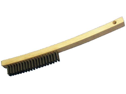 Hand Scratch Brush, 13-3/4" OAL, 5-3/4" Bristle Length